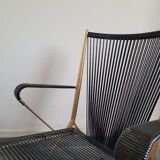 Folding armchair scoubidou