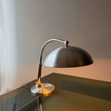 Hala desk lamp model 144 Busquet silver grey 1950s