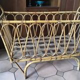 Rattan bed for baby