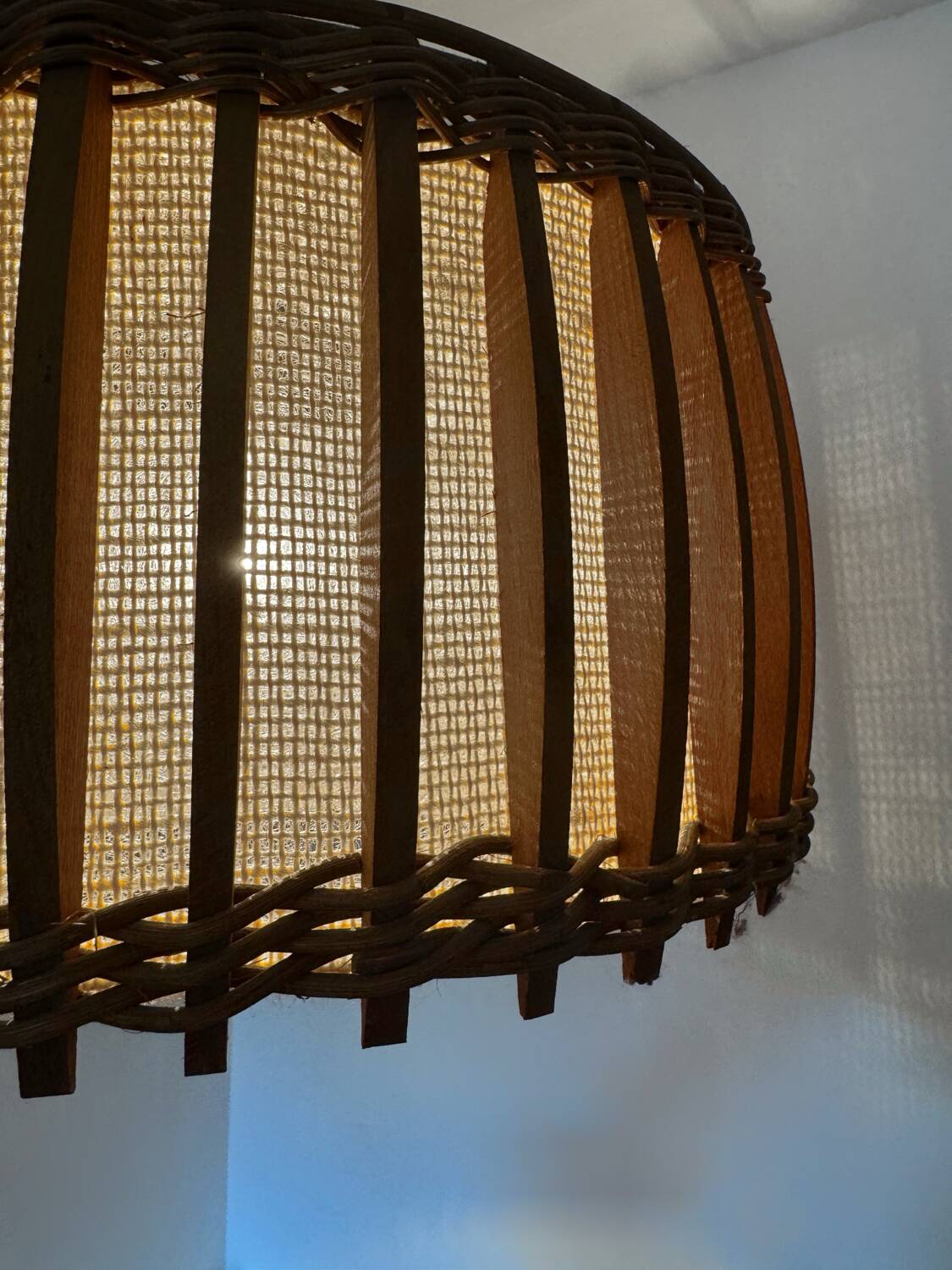 Scandinavian pendant light from the 60s