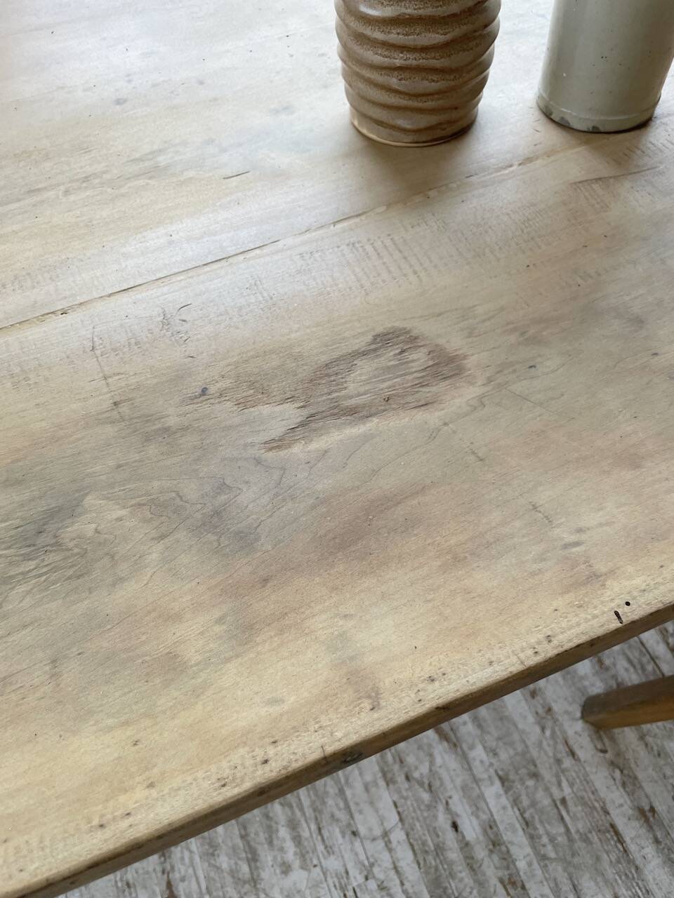 2m walnut drapery farmhouse table