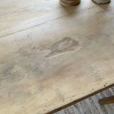 2m walnut drapery farmhouse table