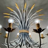 Grand lustre italien Hollywood Regency par Hans Kögl