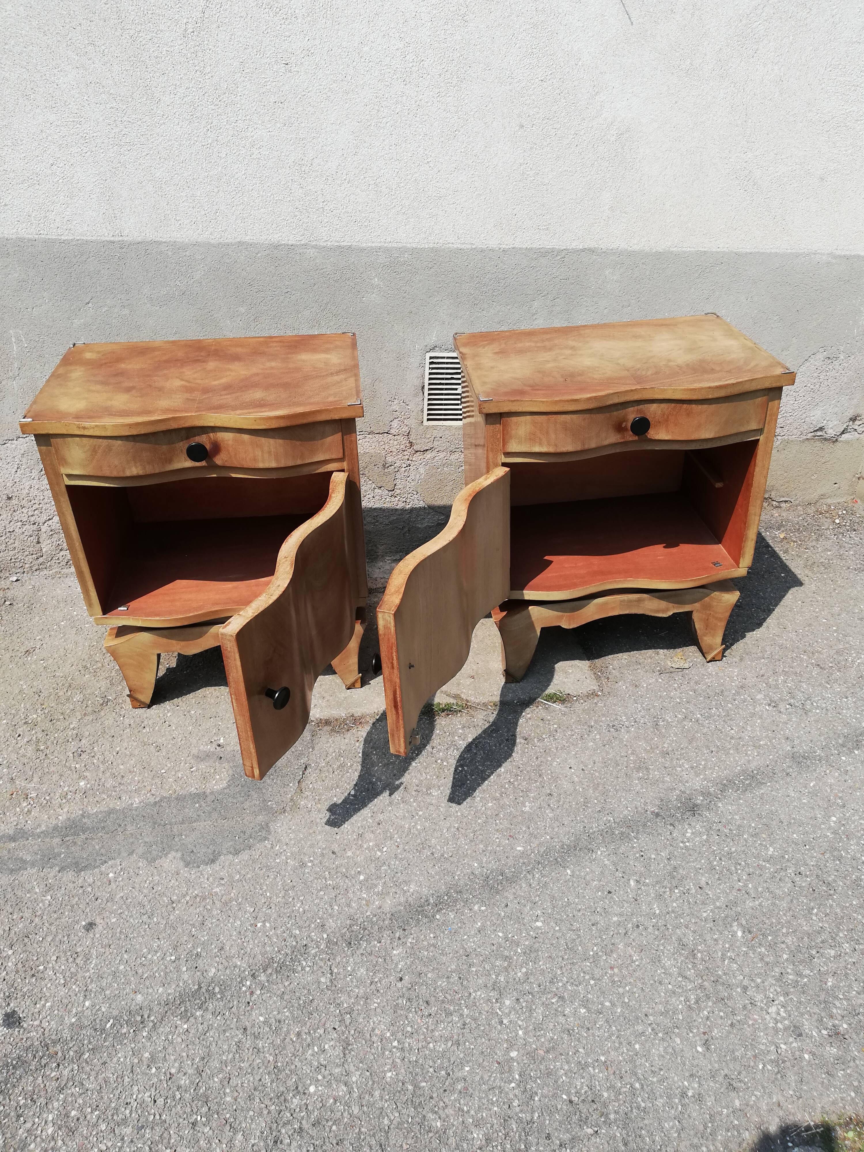 Pair of bedside tables 50 year