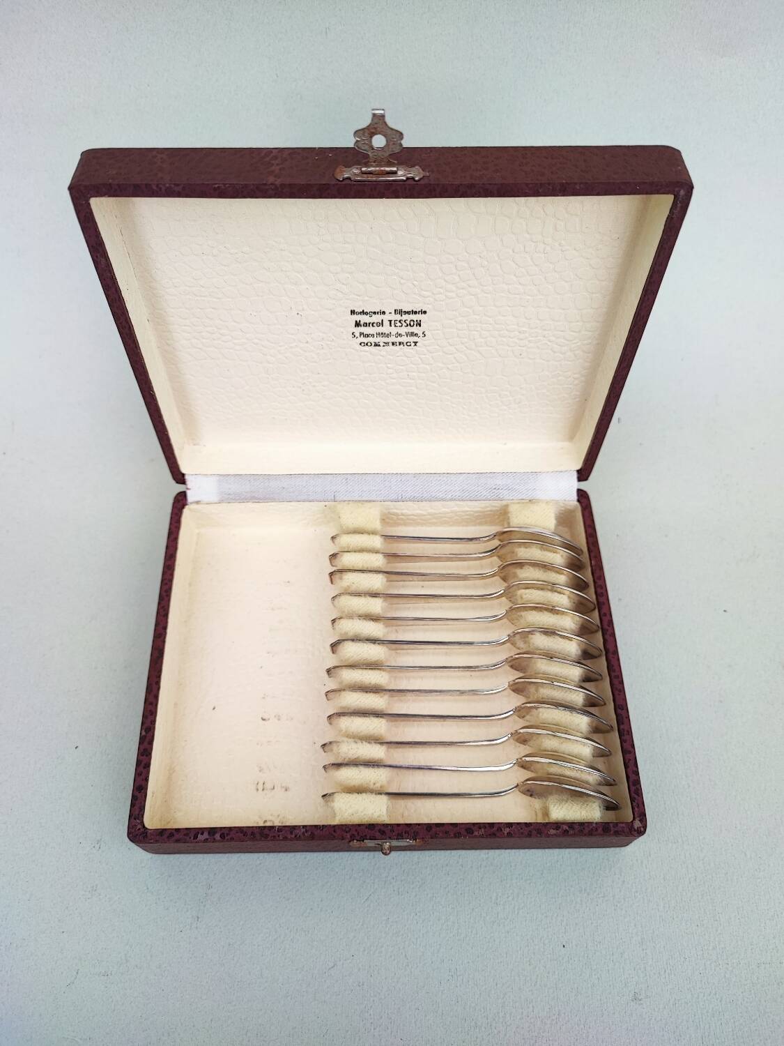 12 sterling silver wmf teaspoons