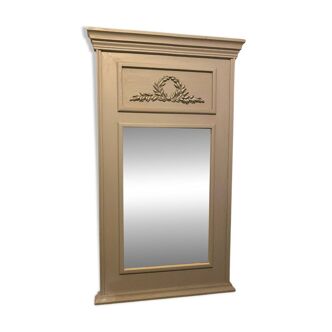 Miroir en bois de paulownia
