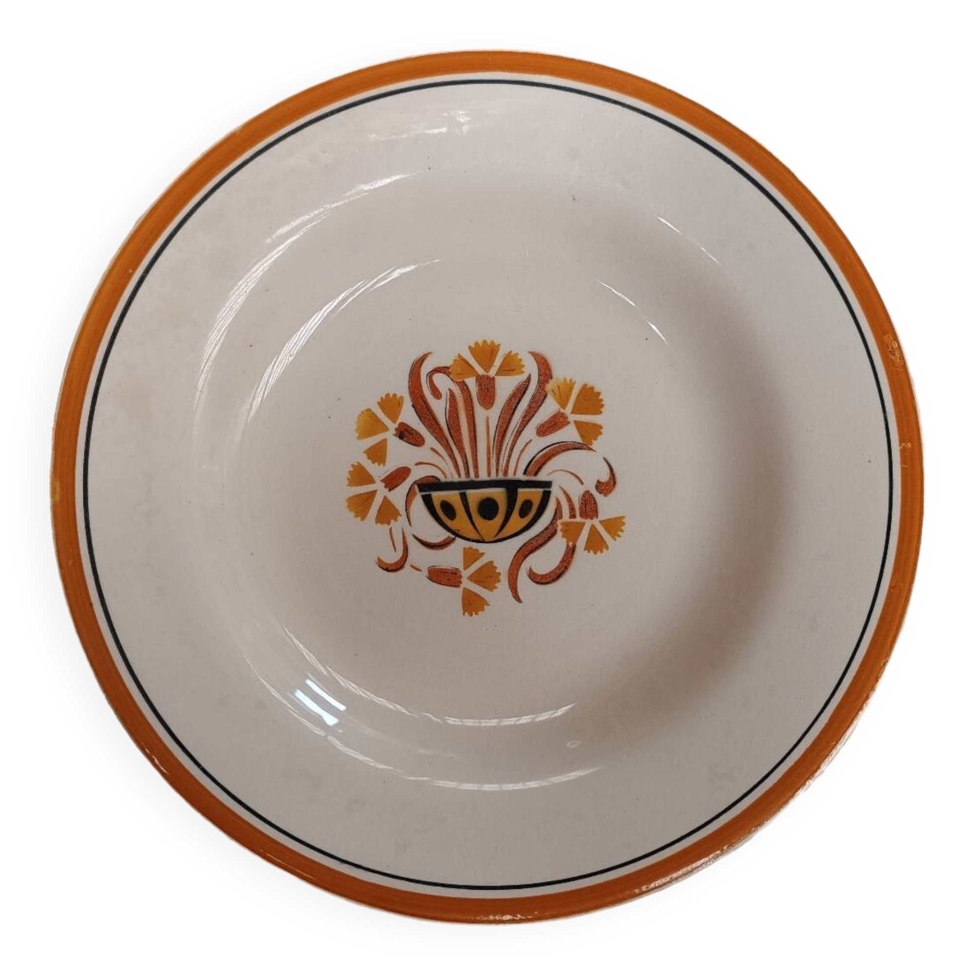 Ceramic soup plates