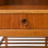 Scandinavian nightstand with double table top