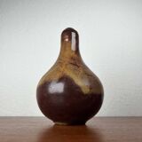 Vase calebasse en poterie d'atelier allemand du milieu du siècle de Cornelsen Kindermann Keramik, années 1960