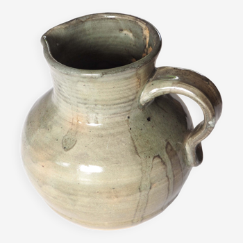 Sandstone pitcher gray green