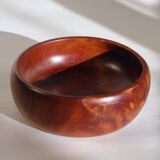 Empty-pocket cup in thuya magnifying glass 9 cm