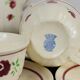 Set of 6 coffee cups his coffee teapot and milk teapot.