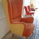 Fauteuil a oreilles bergere "Queen" années 50 60
