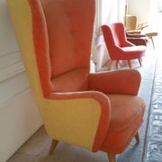 Fauteuil a oreilles bergere "Queen" années 50 60