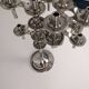 Set of 7 BMF "Orion" candle holders with foot