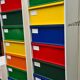 3 80s metal furniture / filing cabinets / flaps