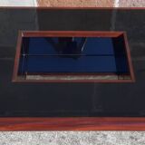 Signed coffee table (Jean Claude Mahey, 70s)