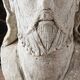 Ancienne tête de Christ de Vézelay en pierre reconstituée