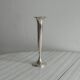 Small shiny metal bud vase