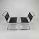 Set of 2  Bauhaus Tubular and Leather Cantilever chairs, 1970s
