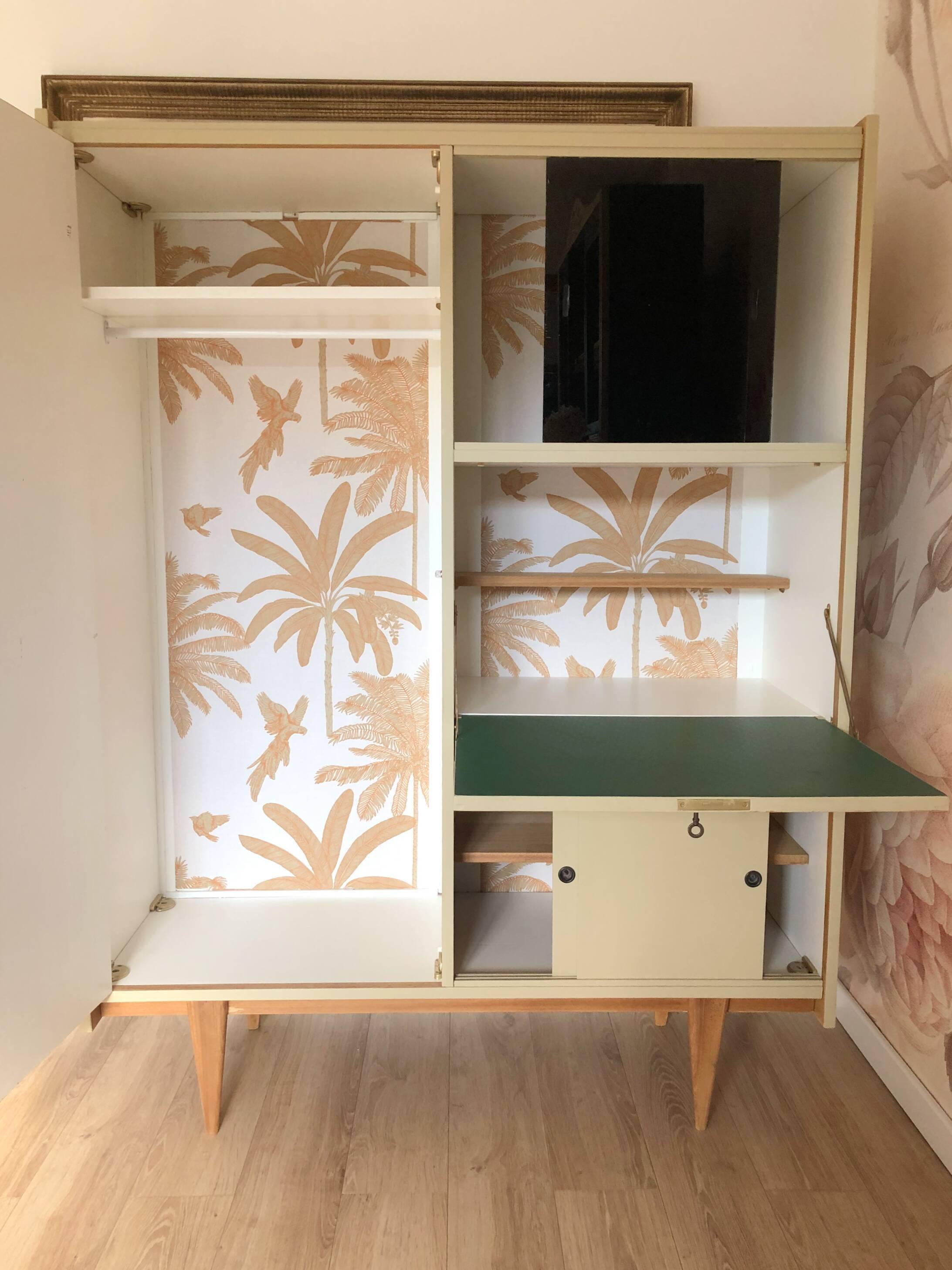 Wardrobe / secretary 50s restyled