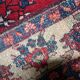 Antique handmade wool Malayer rug 4.9' x 8.6' circa 1920s - 1C1285
