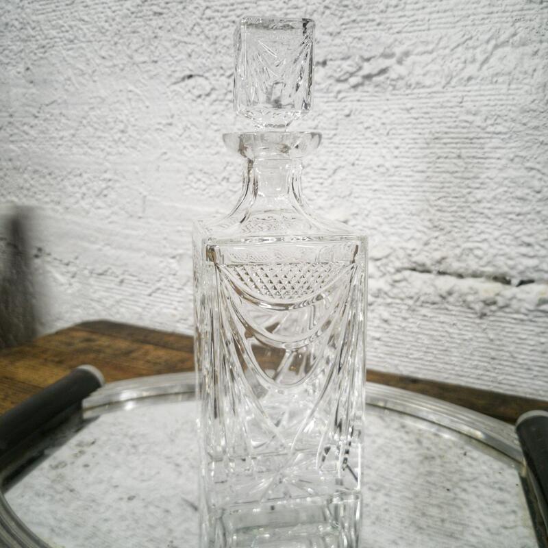 Crystal whiskey carafe