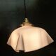 Pink opaline pendant light