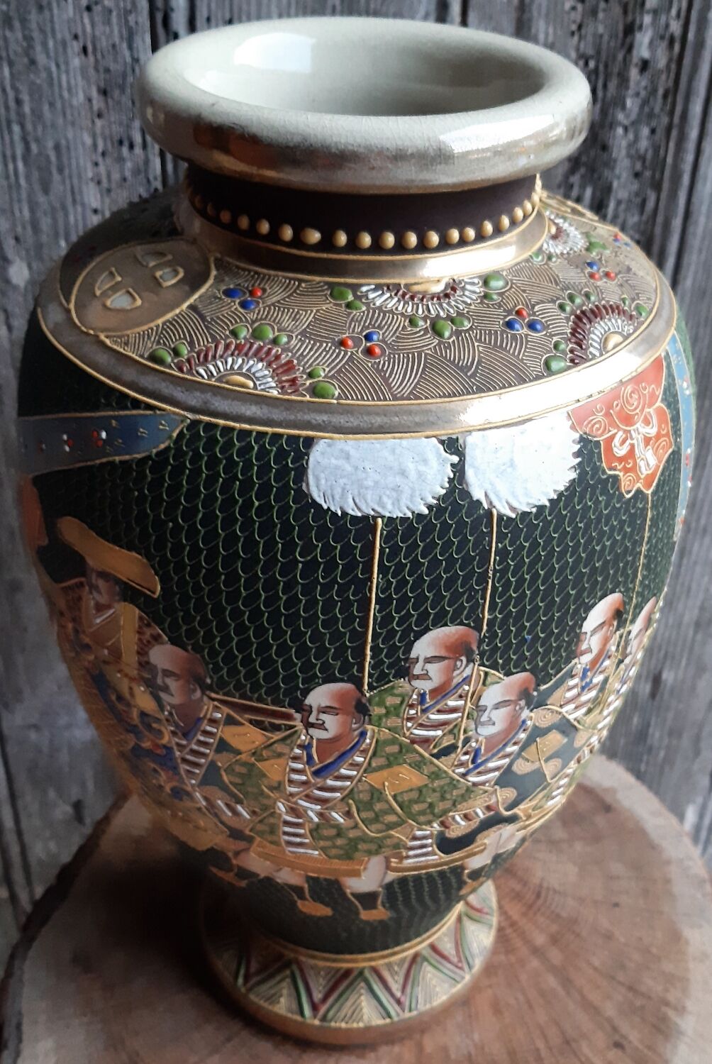 Satsuma porcelain vase