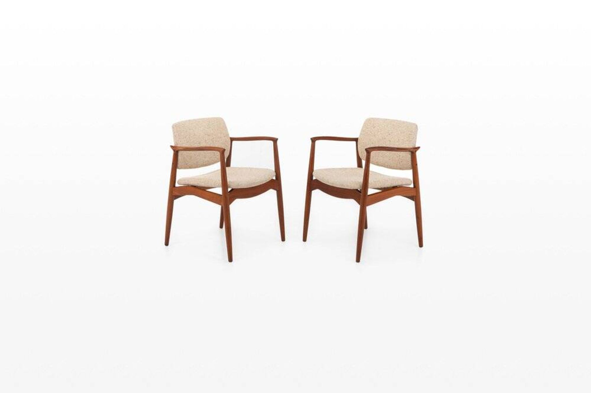 Captains chairs by Erik Buch for Ørum Møbler, Denmark, 1960s, set of 2