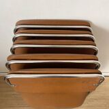 Vintage chrome folding chairs