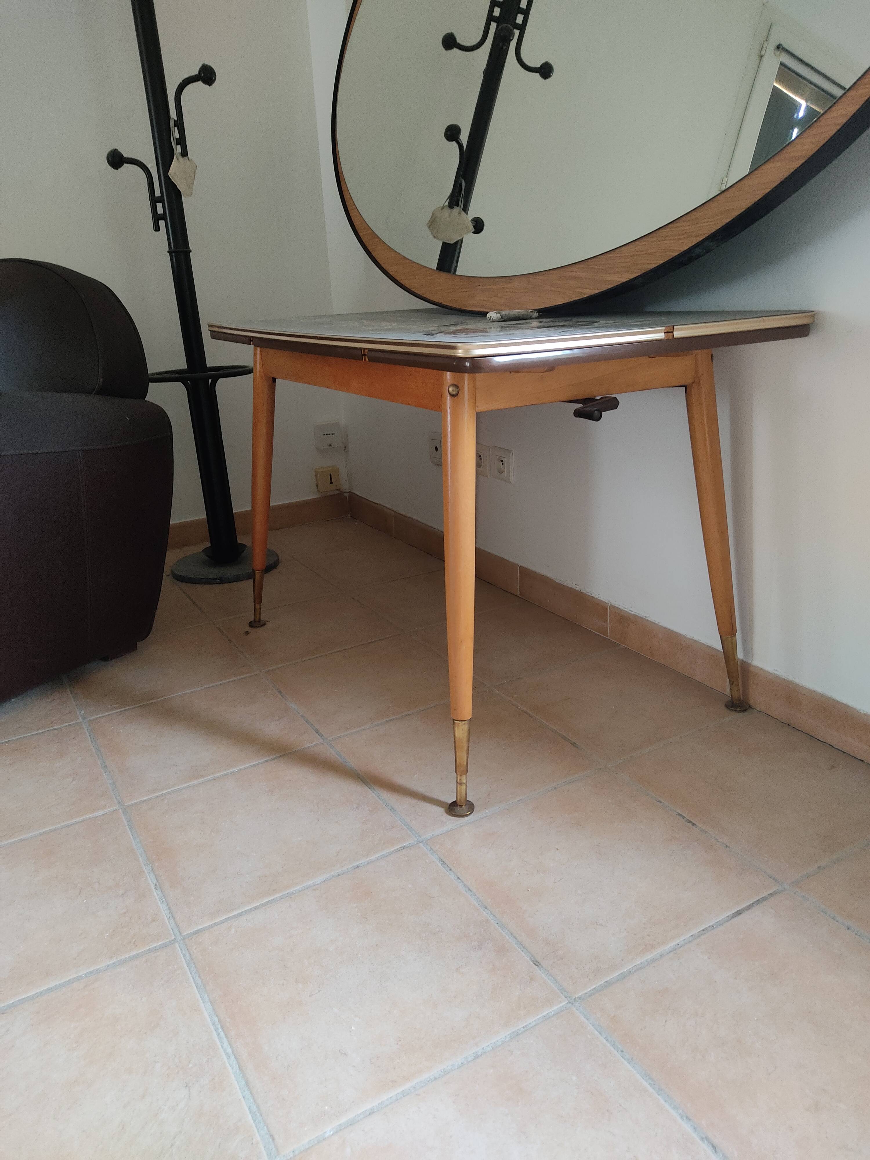 Grand miroir ovale