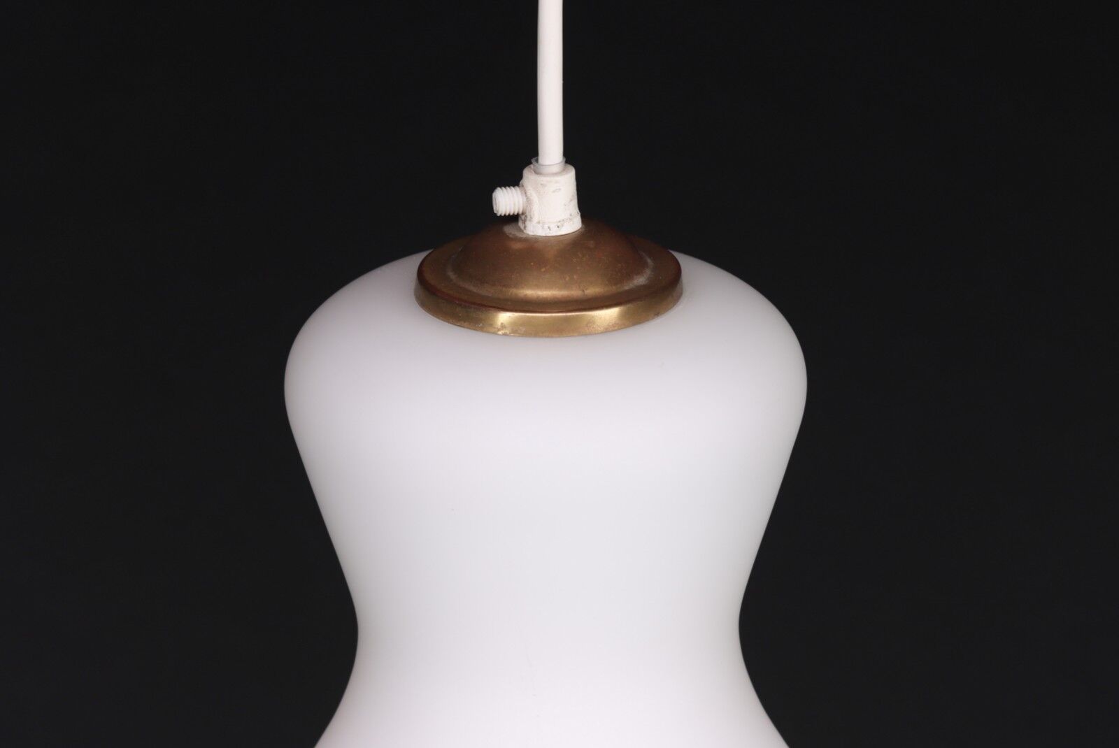 Danish MidCentury Tulip Lamp with Opal Glass 60s