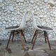 Pair of Ray and Charles Eames chairs on Dowel Bases, Herman Miller USA