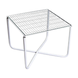 Postmodern white jarpen table by niels gammelgaard for ikea, 1983