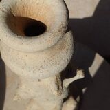 Raw wabi-sabi tamegroute sculpture vase