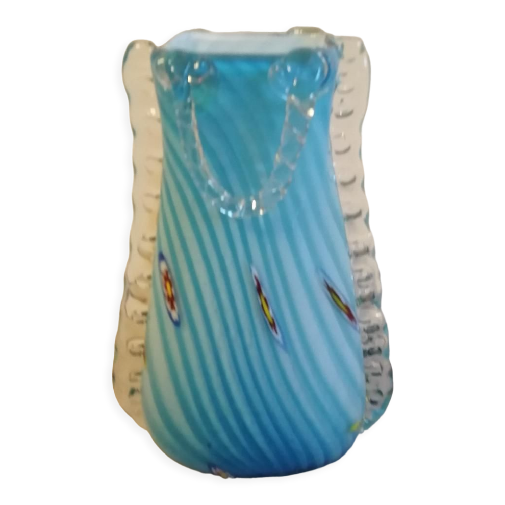 Vase muticouches soufflé à la bouche Murano