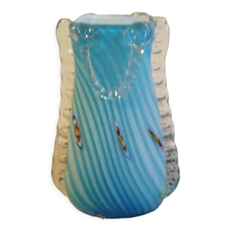 Murano mouth-blown multilayer vase