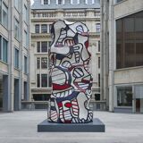Affiche exposition Jean Dubuffet