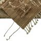 Handwoven Tribal One of a Kind 206 cm x 308 cm Brown Wool Carpet