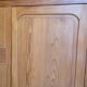 Parisian wardrobe in vintage pine old manufacture 1950