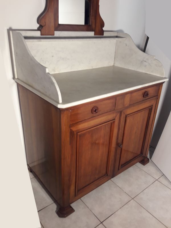 Toilet furniture, hairdresser 1900 marble