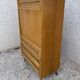 Secretaire décor rotin