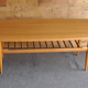 Beech coffee table with magazine rack, 1970s