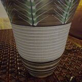 Ceramic table lamp signed