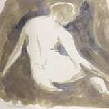 Painting signed in Chinese ink “female back”