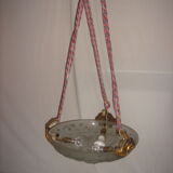 Maynadier art deco glass hanging lamp, 1920/30