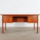 Vintage Teak Schreibtisch Desk Mid Century Danish Design 60er