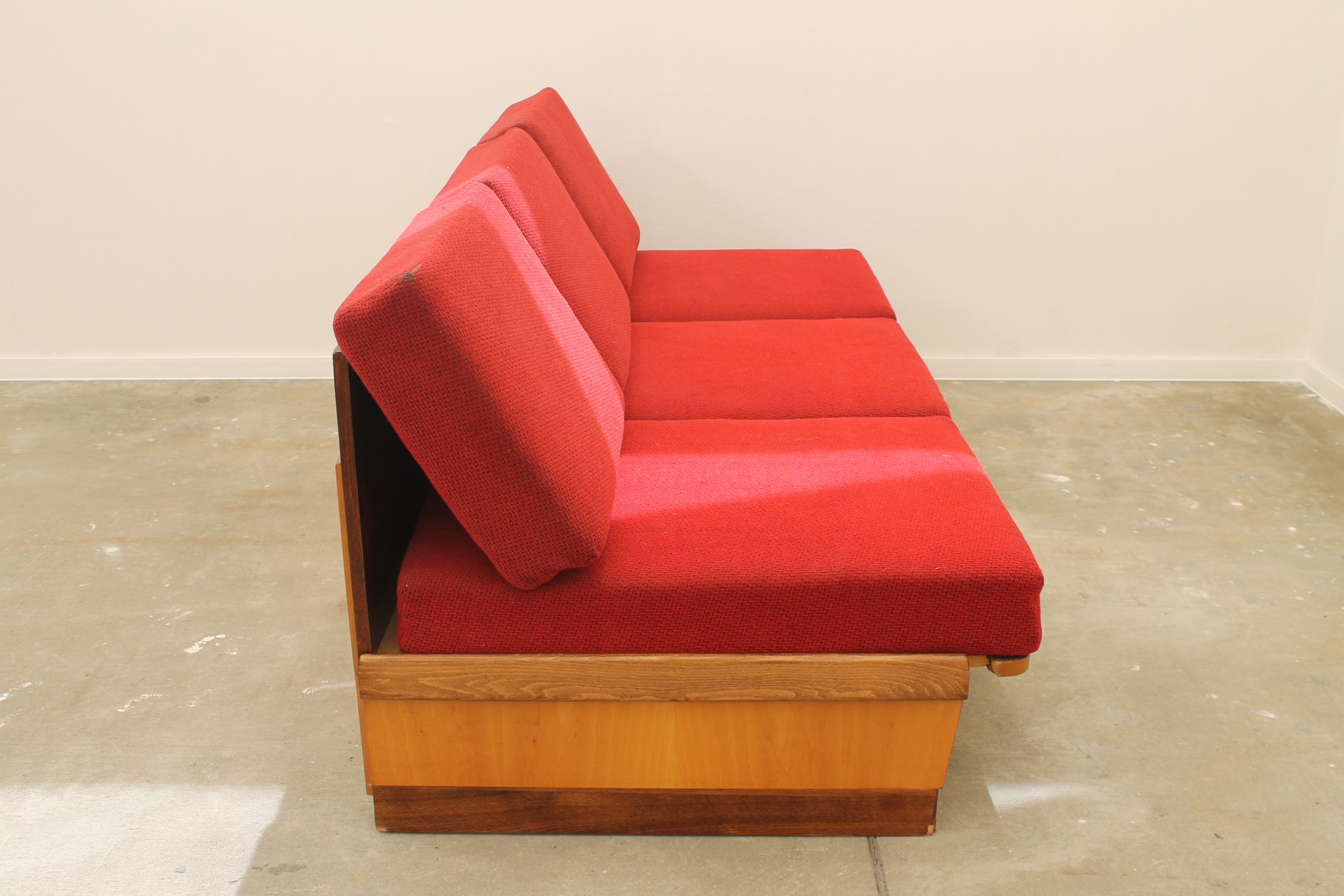 Midcentury Folding Sofa by Mier, 1960s, Czechoslovakia