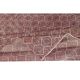 Hand-knotted Vintage Turkish Red Wool Area Rug with Floral Design for Home and Office Decor